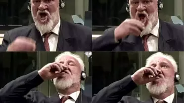 Savaş Suçlusu Bosnalı Hırvat General Slobodan Praljak 'Nazi Zehiri' ile İntihar Etti