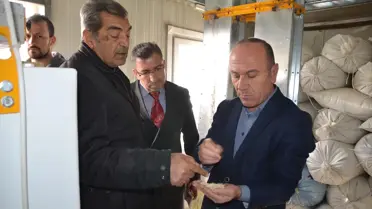 Kaymakam Kaşıkçı, Aspir Yağı Fabrikasını İnceledi