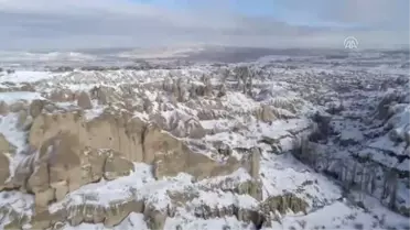 Turistler 'Beyaz Kapadokya'Ya Hayran Kalıyor