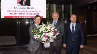 İbb Başkanı Mevlüt Uysal, Beyoğlu Belediyesi'ni Ziyaret Etti