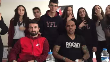 Nobre ve Erhan Öğrencilerin Konuğu Oldu