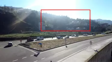 Rize'de Duble Yol İnşaatında Köylerine Giriş Yolu Yapılmayan Köylüler İsyan Etti