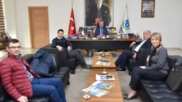 Başkan Albayrak Başkan Mandalı'yı Makamında Ağırladı