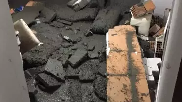 Beton Pompasının Döktüğü Çimento Evin Duvarını Yıktı; Baba ile Oğlu Enkaz Altında Kaldı (2)