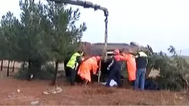 Şanlıurfa'da Otomobil Devrildi: 1 Ölü, 4 Yaralı