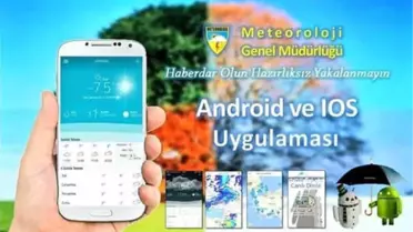 Meteorolojik Veriler Artık Mobil Uygulamada