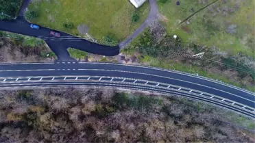 Riva'da Kazaların Yaşandığı Bisiklet Yolu Havadan Görüntülendi