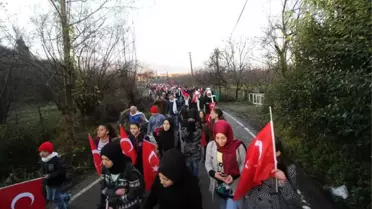 Sarıkamış Şehitleri Anısına Aksartepe Zirvesine Yürüdüler