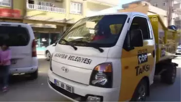 Nusaybin'de 'Çöp Taksi' Uygulaması