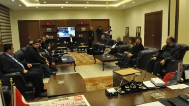 Başkan Akdoğan, Gazetecileri Ağırladı
