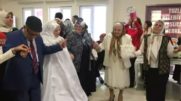 Damat 82, Gelin 78 Yaşında Nikah Tazeledi