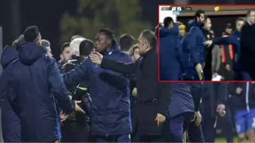 Fenerbahçe'nin Kukesi İle Oynadığı Hazırlık Maçında Gerginlik Yaşandı