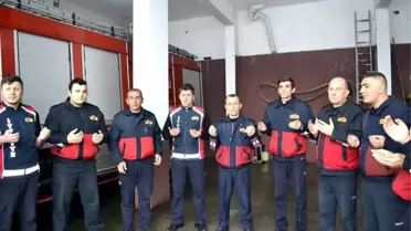 Taşkın, 'İtfaiyecilerim Göreve Her Sabah 'İtfaiyeci Duası' ile Göreve Başlıyor'