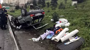 Anadolu Otoyolu'nda Trafik Kazası: 2 Yaralı
