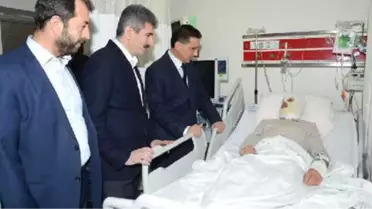 Ankara Valisi, Meclis Önünde Kendisini Yakan İşçiyi Ziyaret Etti