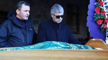 Cengiz Kurtoğlu Ağabeyini Son Yolculuğuna Uğurlarken Zor Anlar Yaşadı