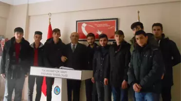 Erzurum Lisesi Öğrencilerinden Mehmetçik Vakfı'na Ziyaret
