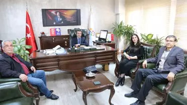 Satranç Temsilcilerinden HBB Genel Sekreter Prof.Dr. Mehmet Maden'e Ziyaret