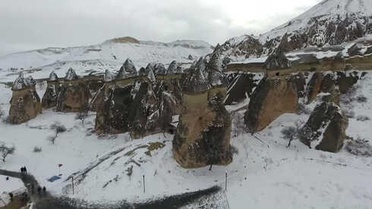 Turistler Beyaz Kapadokya'ya Hayran Kaldı (2)