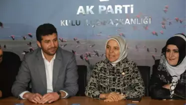 Hüsnüye Erdoğan'dan Kulu İlçe Teşkilatına Ziyaret