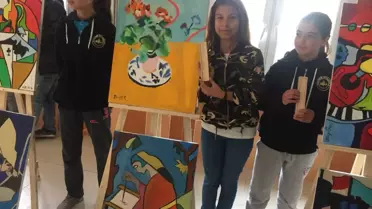 Kaldırım Köyü Öğrencilerinden Sanata Dokunuş