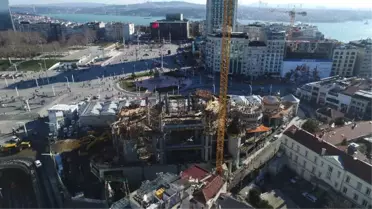 Taksim Camii İnşaatında Çalışmalar Hızla Devam Ediyor