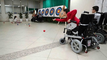 Spastik Engelli Kızı İçin 55 Yaşında Boccia Öğrendi'