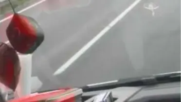 Gaziantep Otobanında İlginç Görüntü