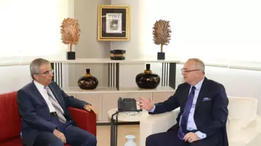 Başkan Ergün, Konuklarını Ağırladı