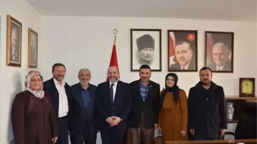 Hisarcık AK Parti Teşkilatı'ndan Çetinbaş'a 'Hayırlı Olsun' Ziyareti