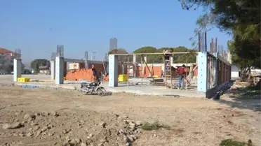 Karaağaçlı Düğün Salonu Hızla Yükseliyor