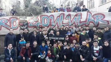 Trabzonspor'un Kaptanları Onur ve Uğur Taraftarlarla Buluştu
