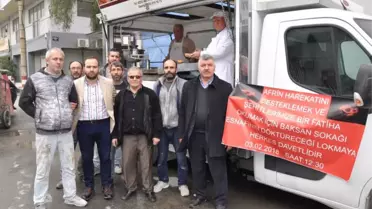 Esnaflardan Afrin Şehitlerine Lokma