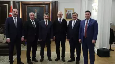 Çaturoğlu Zonguldak'ın Taleplerini İçişleri Bakanı Soylu'ya İletti