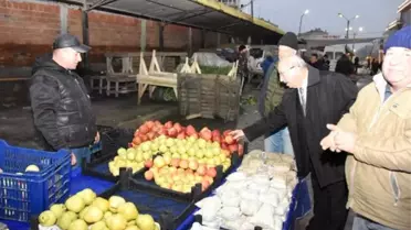 Başkan Albayrak Pazar Esnafı ile Bir Araya Geldi