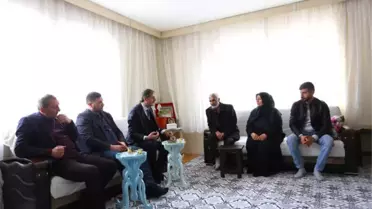 Başkan Alemdar'dan Şehit Ailesine Ziyaret