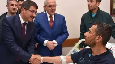 Başkan Çelik'ten Kahraman Afrin Gazisi'ne Ziyaret
