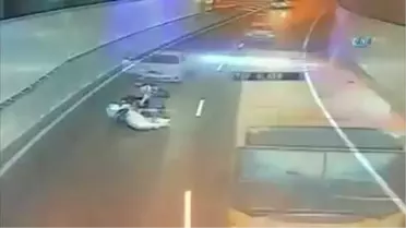 Araçtan Düşen Yatakla Kaza Yapmıştı, Sürücü Yaşananları İha'ya Anlattı