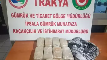 İpsala'da 1 Milyon 400 Bin TL'lik Uyuşturucu Ele Geçirildi