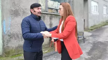 Başkan Karadağ'dan Evi Yanan Muhtara Geçmiş Olsun Ziyareti