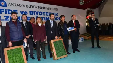 Hortumda Zarar Gören Üreticilere Fide ve Biyoteknik Malzeme Yardımı