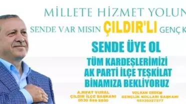 AK Parti Çıldır Gençlik Kollarından Üye Kampanyası