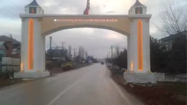 Altıntaş'ta Şehit Sancaktar Kapısı Hizmete Sunuldu