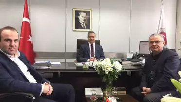 Gülamoğlu ve Alkıkulaç, Genel Müdür Şahin'i Ziyaret Etti