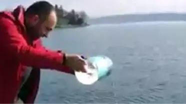 'Ya Tutarsa' Deyip Sapanca Gölü'ne Zemzem Çaldı