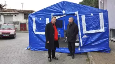 Buldan Belediyesi İlçede Taziye Çadırı Uygulaması Başlattı