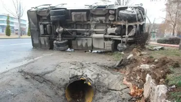 Elazığ'da 7 Araç Bir Birine Girdi