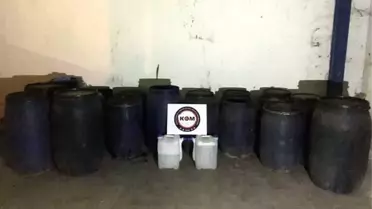 Mersin'de Bin 720 Litre Sahte İçki Ele Geçirildi