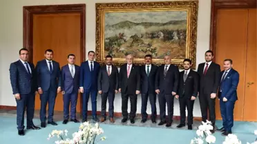 TBMM Başkanı Kahraman, Gaziantep Birlik Vakfı Yönetimini Kabul Etti