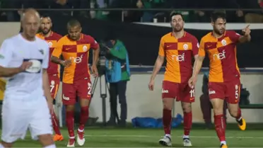 Ziraat Türkiye Kupasında Galatasaray, Akhisarspor'u 2-1 Yendi